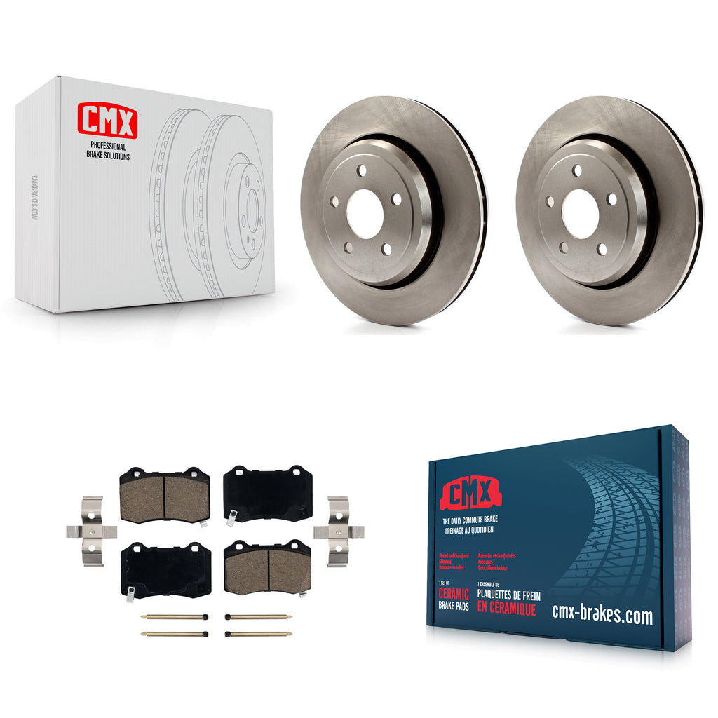 Rear Disc Brake Rotors And Ceramic Pad Kit For Jeep Grand Cherokee Dodge Durango