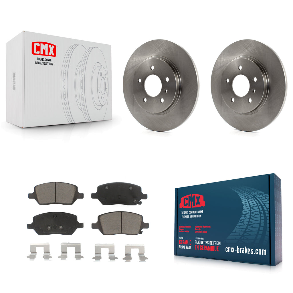 Rear Brake Rotors & Ceramic Pad Kit For Chevrolet Uplander Pontiac Montana Buick