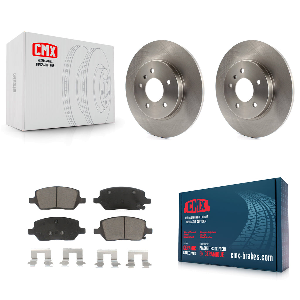 Rear Brake Rotors & Ceramic Pad Kit For Chevrolet Uplander Pontiac Montana Buick