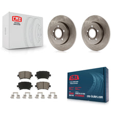 Load image into Gallery viewer, Rear Disc Brake Rotors And Ceramic Pads Kit For Audi A4 Quattro