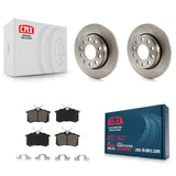 Rear Brake Rotor & Ceramic Pad Kit For Audi A4 Quattro With 255mm Diameter