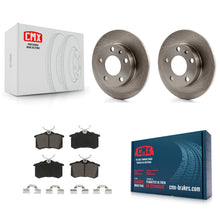 Load image into Gallery viewer, Rear Disc Brake Rotors And Ceramic Pads Kit For Audi A4 S4