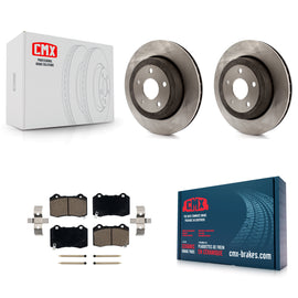 [Rear] 2006-2010 Jeep Grand Cherokee SRT8 Premium OE Brake Rotors & Ceramic Pads Kit For Max Braking