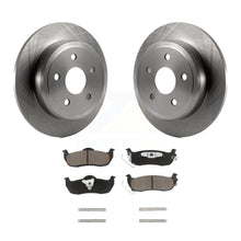 Charger l&#39;image dans la galerie, Rear Disc Brake Rotors And Ceramic Pads Kit For Jeep Grand Cherokee Commander