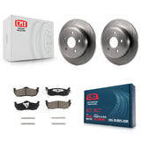 Rear Disc Brake Rotors And Ceramic Pads Kit For Jeep Grand Cherokee Commander