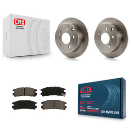 Rear Disc Brake Rotors And Ceramic Pads Kit For Mitsubishi Galant Eclipse