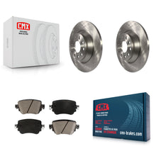Charger l'image dans la galerie, [Rear] 2016-2018 Audi Q3 Quattro Premium OE Brake Rotors &amp; Ceramic Pads Kit For Max Braking