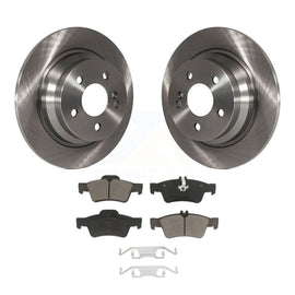 Rear Brake Rotor & Ceramic Pad Kit For Mercedes-Benz E320 E350 E500 E250 E63 AMG