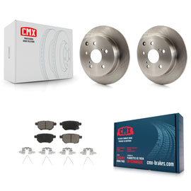 [Rear] 2010 Toyota Matrix XRS Premium OE Brake Rotors & Ceramic Pads Kit For Max Braking