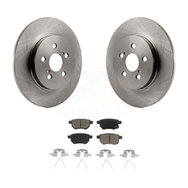 Rear Disc Brake Rotors And Ceramic Pads Kit For Lexus CT200h