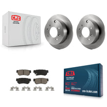 Load image into Gallery viewer, Rear Disc Brake Rotor And Ceramic Pad Kit For Hyundai Sonata Kia Optima Magentis