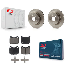 Rear Brake Rotor Ceramic Pad Kit For Nissan 350Z INFINITI G35 With Brembo Brakes