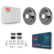Load image into Gallery viewer, Rear Disc Brake Rotors And Ceramic Pads Kit For Honda Accord Acura CL