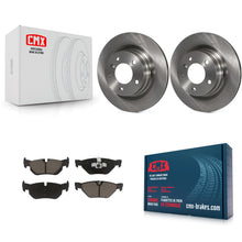 Load image into Gallery viewer, Rear Disc Brake Rotors And Ceramic Pads Kit For BMW 328i 325i 323i