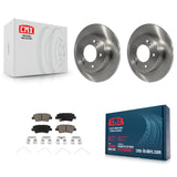 Rear Disc Brake Rotors And Ceramic Pads Kit For Hyundai Elantra Kia Soul Venue
