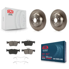 Charger l'image dans la galerie, Rear Disc Brake Rotor Ceramic Pad Kit For Ford Fusion Escape Lincoln MKC MKZ MKX