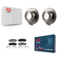 Load image into Gallery viewer, Rear Disc Brake Rotors Ceramic Pad Kit For Ford F-250 Super Duty F-350 Excursion