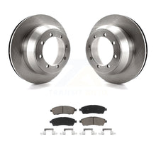 Charger l&#39;image dans la galerie, Rear Brake Rotor Ceramic Pad Kit For Ford F-350 Super Duty With Dual Wheels