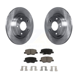 [Rear] 2014-2015 Mazda 6 Premium OE Brake Rotors & Ceramic Pads Kit For Max Braking