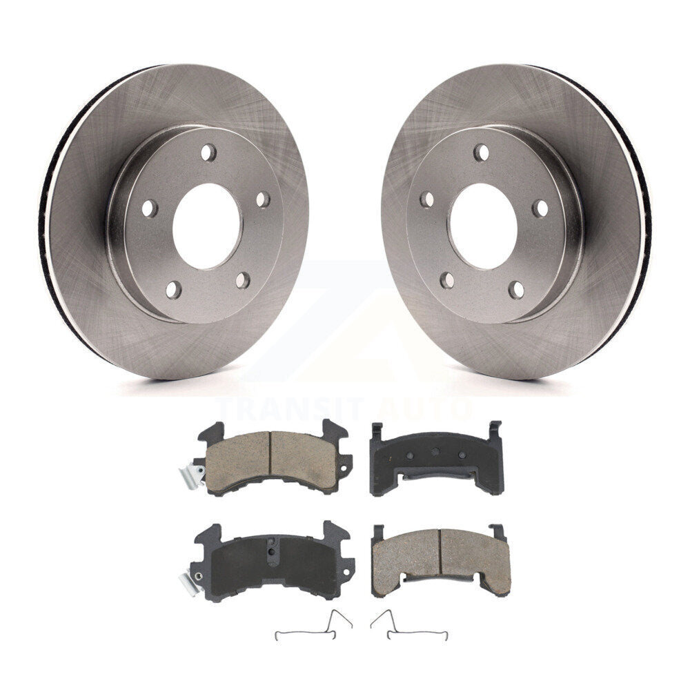 Rear Brake Rotor And Ceramic Pad Kit For Cadillac Eldorado Buick Riviera Seville