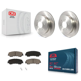 [Rear] 2017-2023 Nissan TITAN Premium OE Brake Rotors & Ceramic Pads Kit For Max Braking