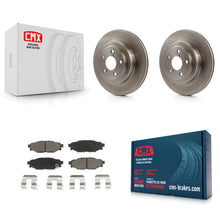 Charger l'image dans la galerie, Rear Disc Brake Rotors And Ceramic Pads Kit For Subaru Legacy