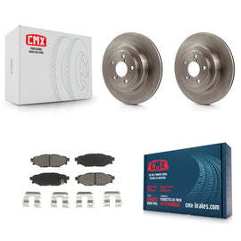 Rear Disc Brake Rotors And Ceramic Pads Kit For Subaru Legacy