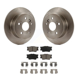 Rear Disc Brake Rotors And Ceramic Pads Kit For Toyota Camry Lexus ES350 Avalon
