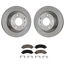 Charger l&#39;image dans la galerie, Rear Disc Brake Rotor Ceramic Pad Kit For Chevrolet Express 3500 2500 GMC Savana