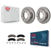 Load image into Gallery viewer, Rear Disc Brake Rotor Ceramic Pad Kit For Chevrolet Express 3500 2500 GMC Savana