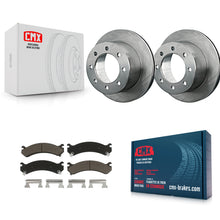 Charger l'image dans la galerie, Rear Disc Brake Rotor Ceramic Pad Kit For Chevrolet Silverado 3500 HD GMC Sierra