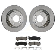 Load image into Gallery viewer, Rear Brake Rotor Ceramic Pad Kit For Chevrolet Silverado 2500 HD GMC Sierra 3500