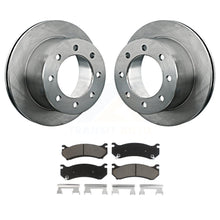 Charger l&#39;image dans la galerie, Rear Brake Rotor &amp; Ceramic Pad Kit For GMC Sierra 3500 Classic With 12000 Lb GVW