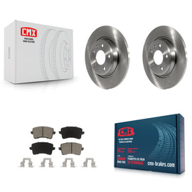 Rear Disc Brake Rotors And Ceramic Pads Kit For Audi Q5 A4 Quattro A5 allroad S5