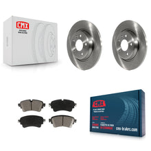Load image into Gallery viewer, Rear Disc Brake Rotors And Ceramic Pads Kit For Audi A4 Quattro