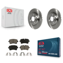 Load image into Gallery viewer, Rear Disc Brake Rotors And Ceramic Pads Kit For Audi A7 Quattro A6