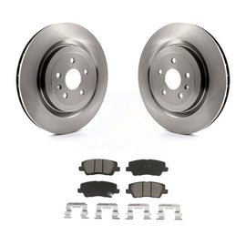 [Rear] 2015 Cadillac CTS 6.2L Premium OE Brake Rotors & Ceramic Pads Kit For Max Braking
