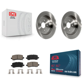 [Rear] 2015-2020 Acura TLX Premium OE Brake Rotors & Ceramic Pads Kit For Max Braking