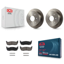 Load image into Gallery viewer, Rear Disc Brake Rotors And Ceramic Pads Kit For Ford F-150 F-250 HD