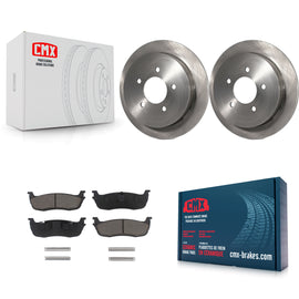 Rear Brake Rotor And Ceramic Pad Kit For Ford F-150 Expedition Lincoln Navigator