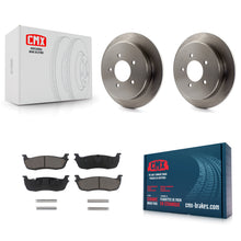 Load image into Gallery viewer, Rear Brake Rotor And Ceramic Pad Kit For Ford F-150 Expedition Lincoln Navigator