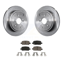 Charger l&#39;image dans la galerie, Rear Disc Brake Rotors And Ceramic Pads Kit For Honda Pilot Acura MDX