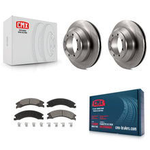 Load image into Gallery viewer, Rear Disc Brake Rotors And Ceramic Pads Kit For Ford E-350 Super Duty Econoline
