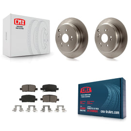 [Rear] 2002-2004 Honda Odyssey Premium OE Brake Rotors & Ceramic Pads Kit For Max Braking