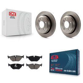 [Rear] 2001-2005 BMW 325xi Premium OE Brake Rotors & Ceramic Pads Kit For Max Braking