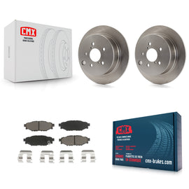 Rear Disc Brake Rotor & Ceramic Pad Kit For Subaru Forester Impreza Crosstrek XV