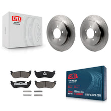 Load image into Gallery viewer, Rear Disc Brake Rotors And Ceramic Pad Kit For Ford Explorer Mercury Mountaineer