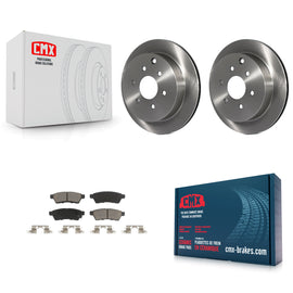 Rear Disc Brake Rotors Ceramic Pad Kit For Nissan Frontier Xterra Suzuki Equator