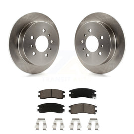 Rear Brake Rotor & Ceramic Pad Kit For Chevrolet Impala Buick Pontiac Century Am