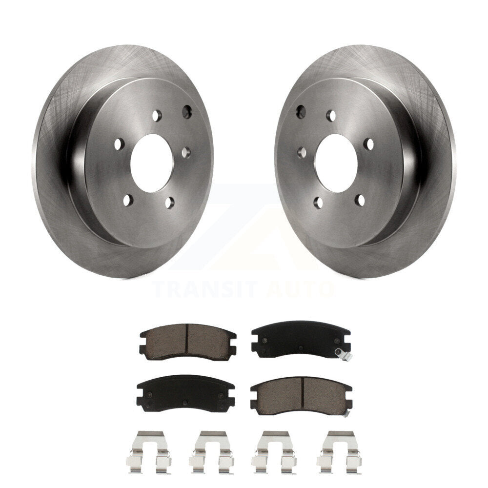 Rear Brake Rotors Ceramic Pad Kit For Buick Rendezvous Chevrolet Venture Pontiac